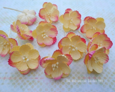 paper flowers for crafts and embellishment