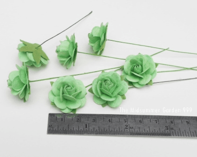 Mulberry paper flowers